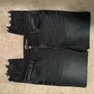 Lace Ankle Jeans
